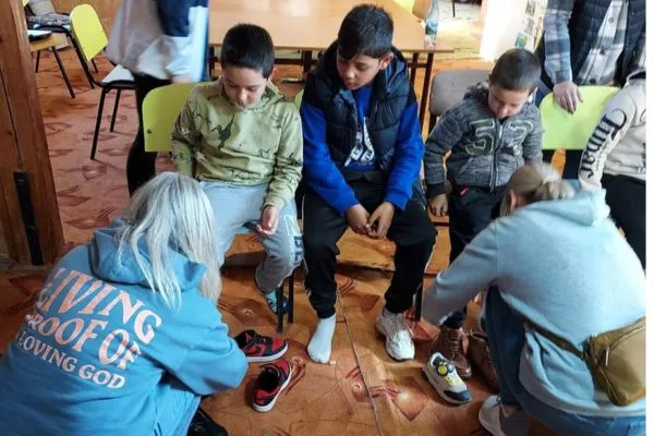 Thank You For Helping With The Another Child Shoe Drive