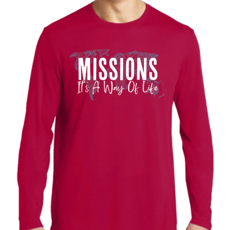 Missions Long Sleeve Red
