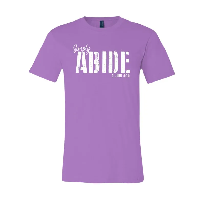 Simply Abide Purple T-Shirt